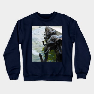 Elephant Fountain Crewneck Sweatshirt